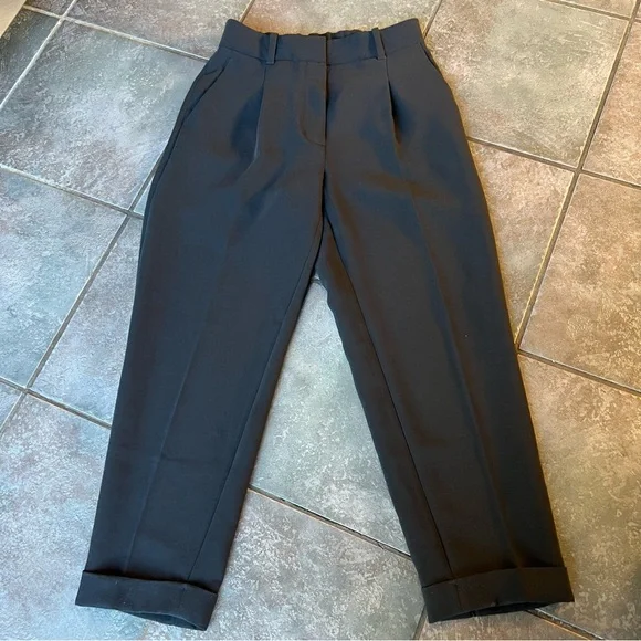 Wilfred Black Pleaded Trousers Size 2 - Picture 2 of 14